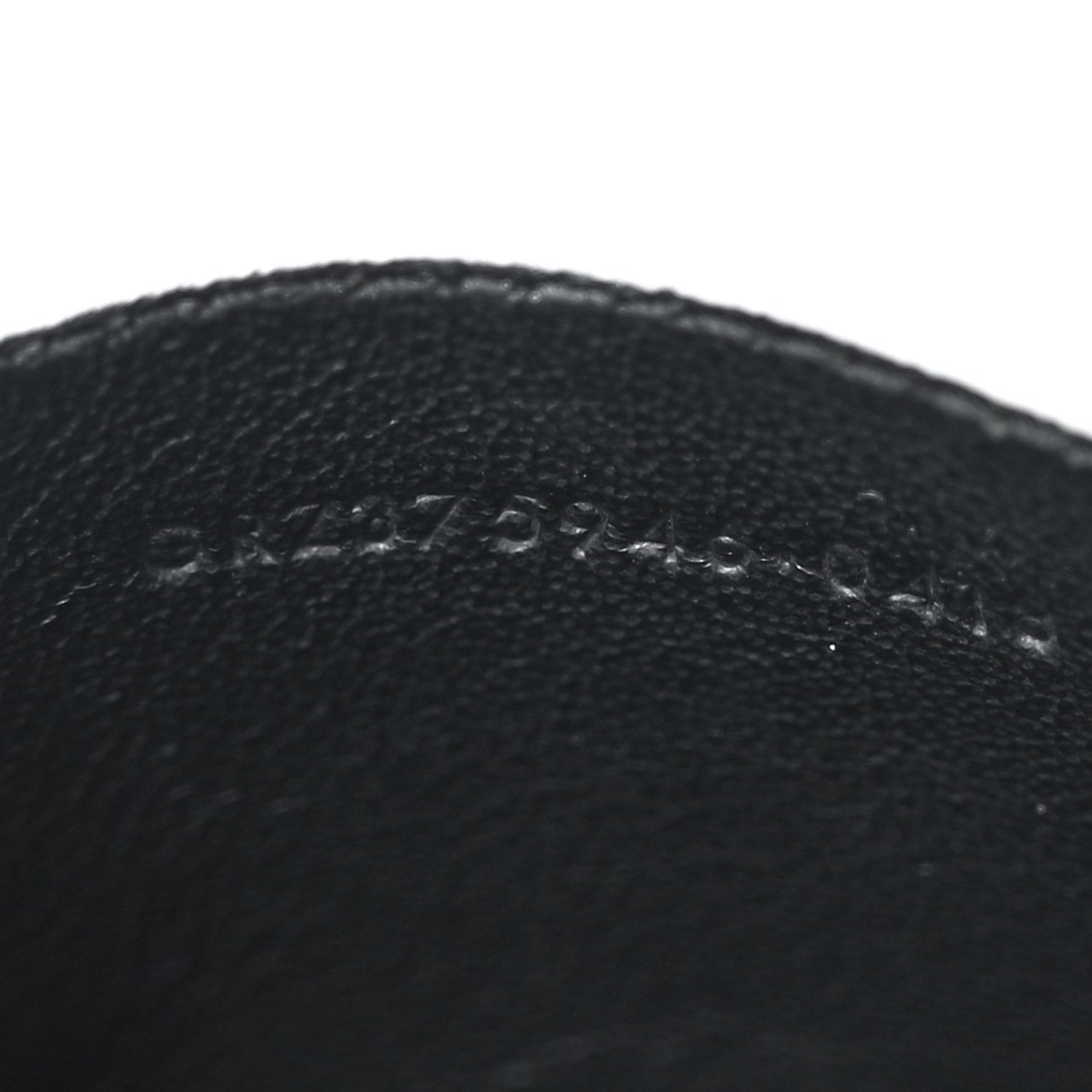 Saint Laurent Grain De Poudre Credit Card Case Icy White 8 of 11