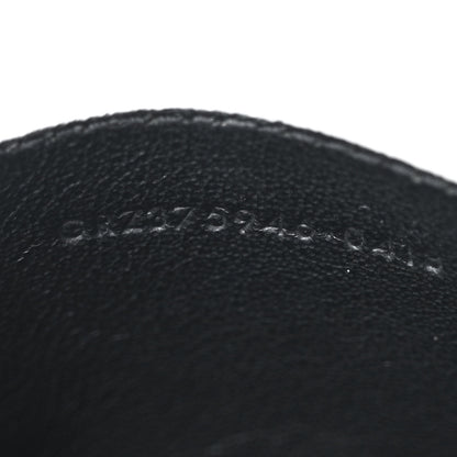 Saint Laurent Grain De Poudre Credit Card Case Icy White 8 of 11