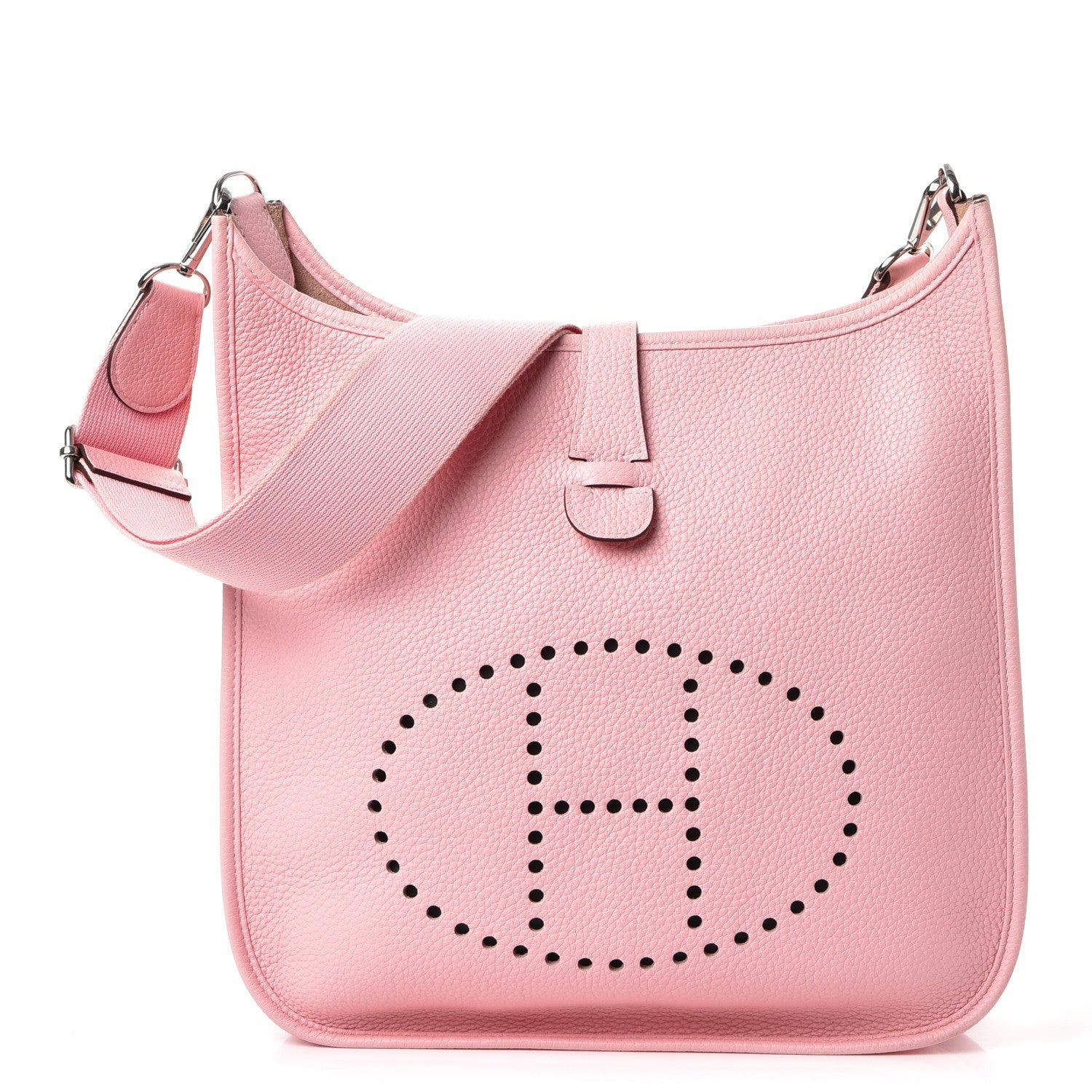 Hermes Taurillon Clemence Evelyne III GM Rose Sakura 1 of 7