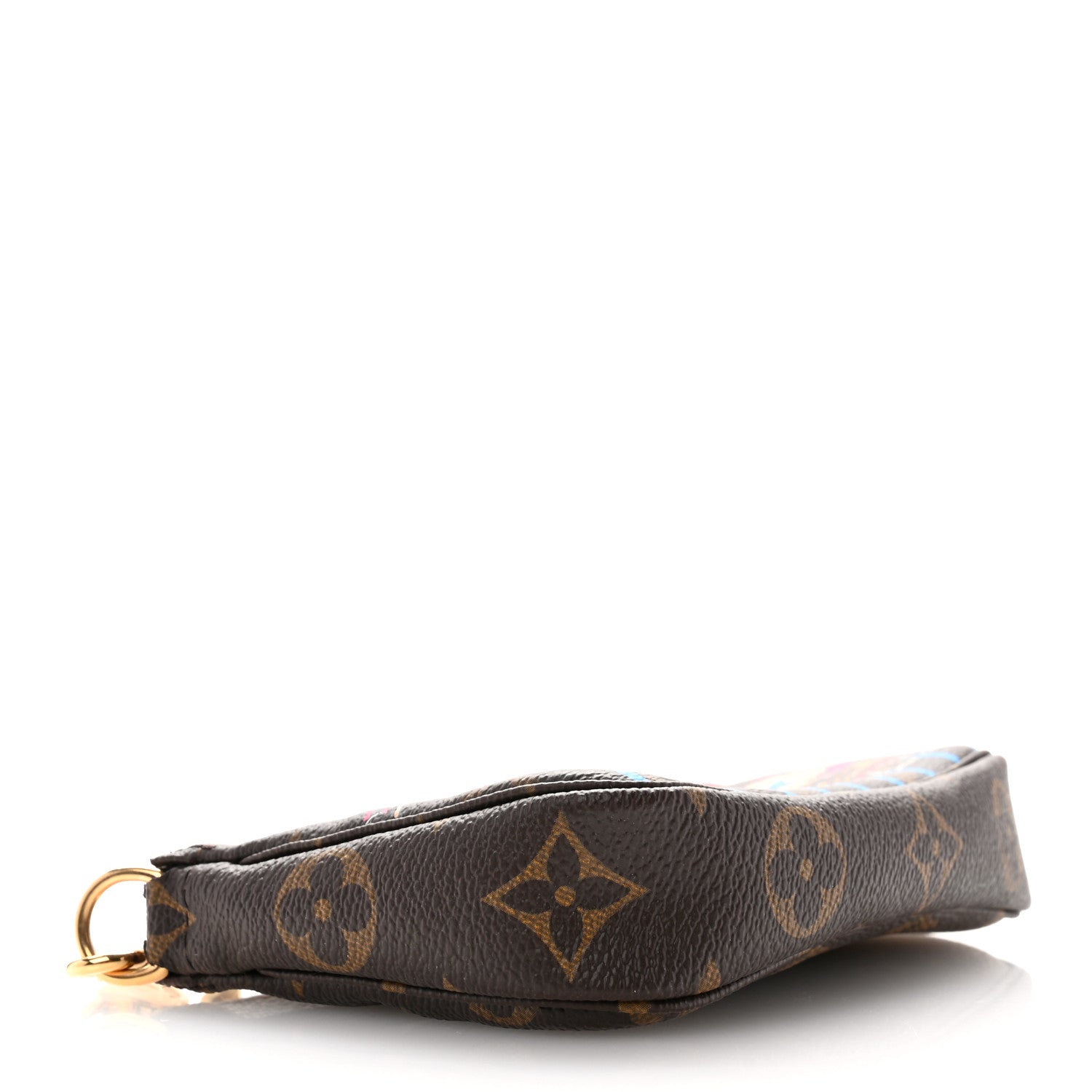 Louis Vuitton Monogram 2020 Christmas Animation Roller Coaster Mini Pochette Accessories Pivoine 3 of 9