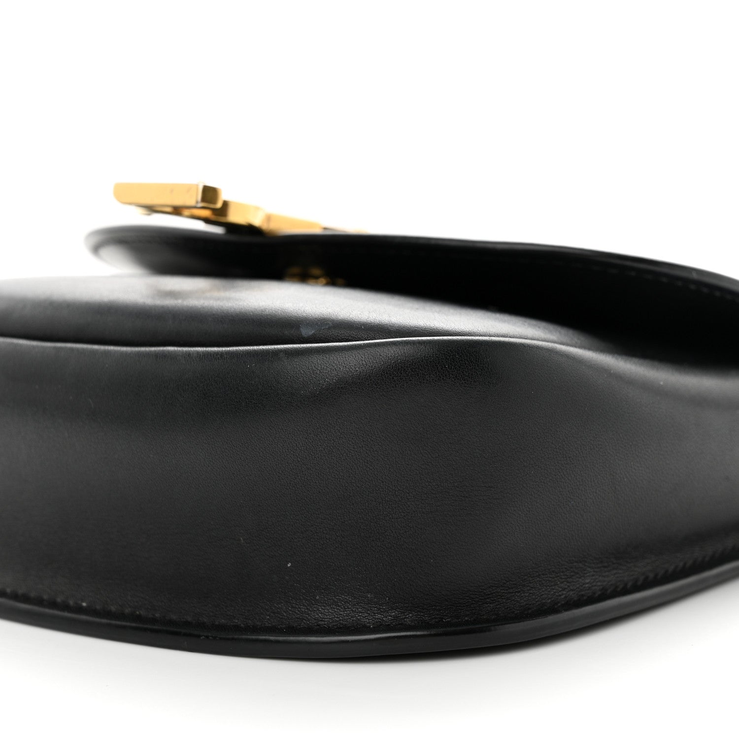 Saint Laurent Smooth Calfskin Classic Monogram Small Kaia Satchel Black 9 of 13