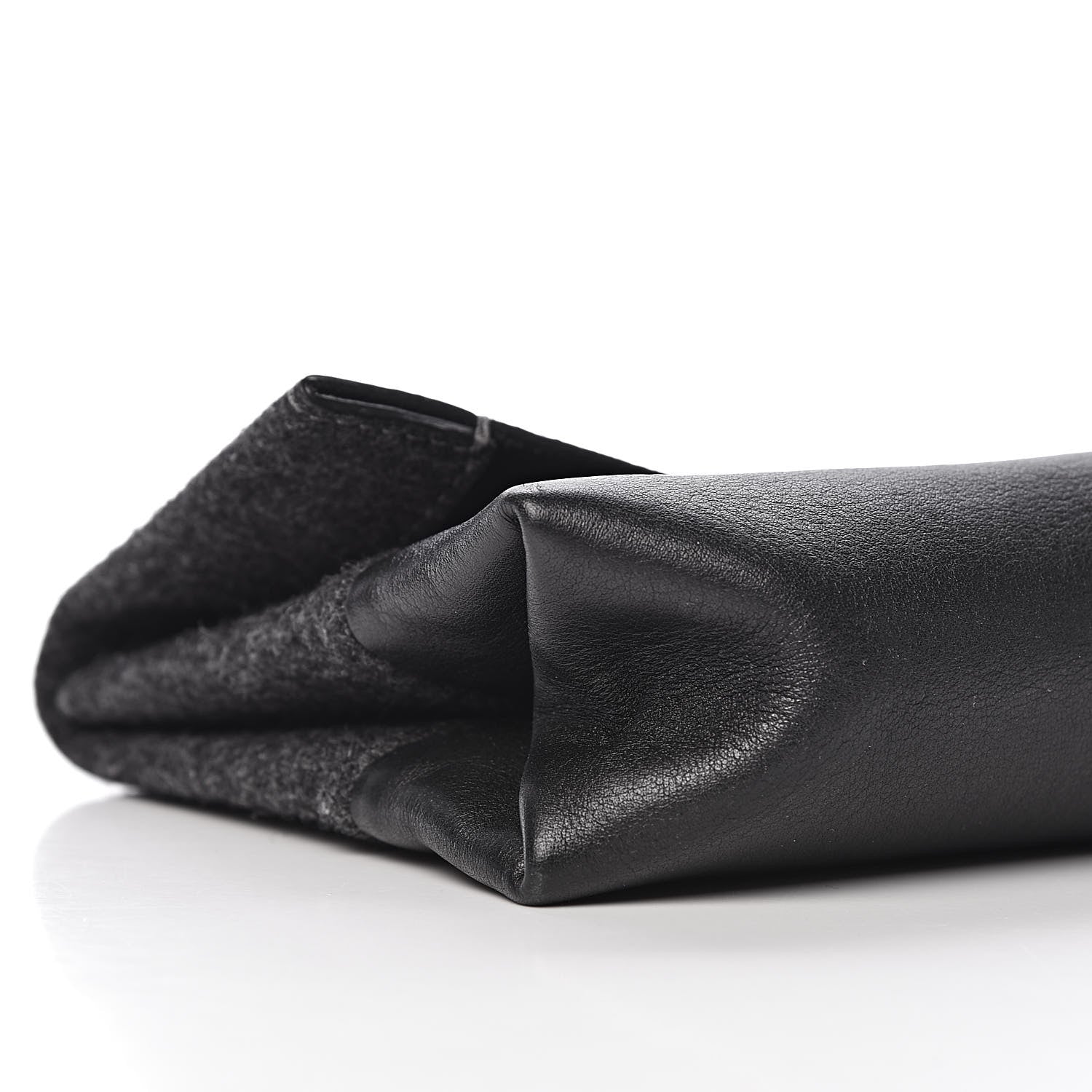 Celine Calfskin Felt All Soft Pouch Grey 7 of 8