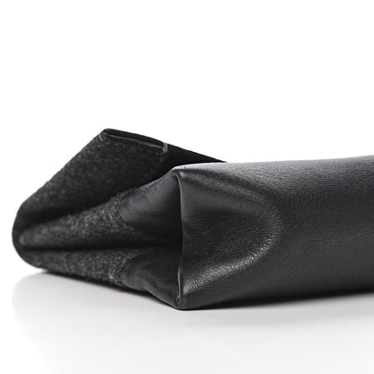Celine Calfskin Felt All Soft Pouch Grey 7 of 8