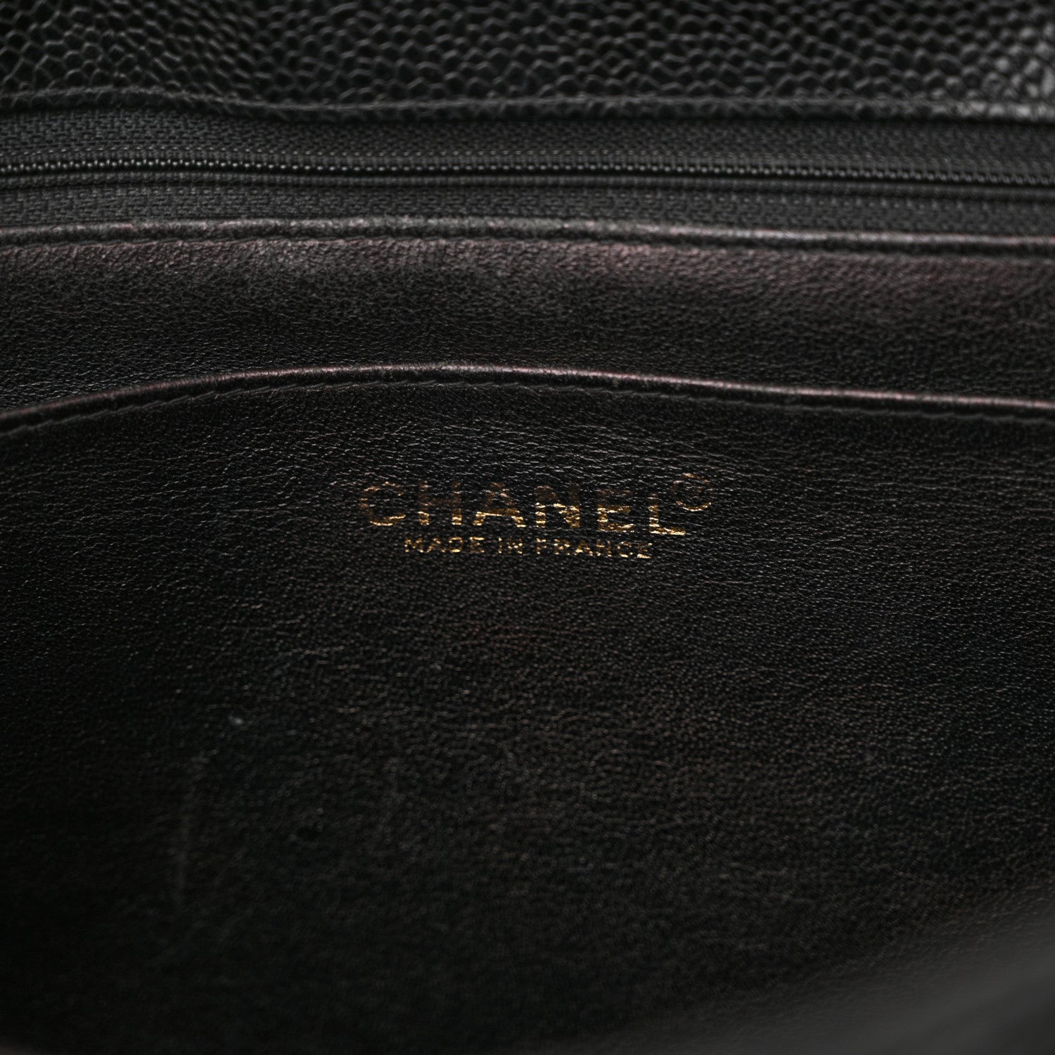 Chanel Caviar Quilted Jumbo Single Flap Black 6 of 15