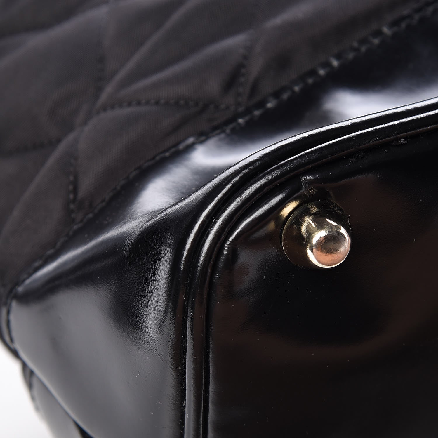 Burberry Nylon Quilted Tote Black 12 of 16