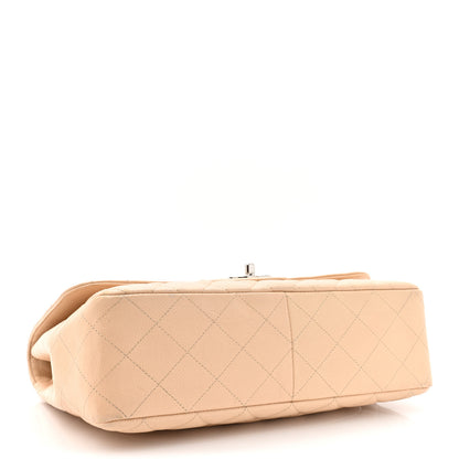 Chanel Caviar Quilted Jumbo Single Flap Beige 4 of 20