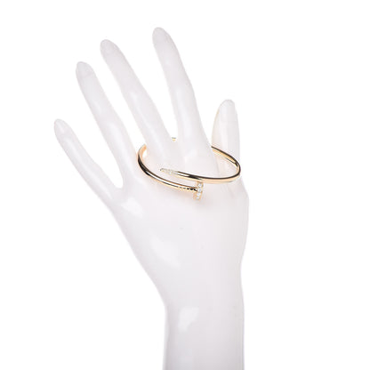 Cartier 18K Yellow Gold Diamond Juste Un Clou Bracelet 15 2 of 5