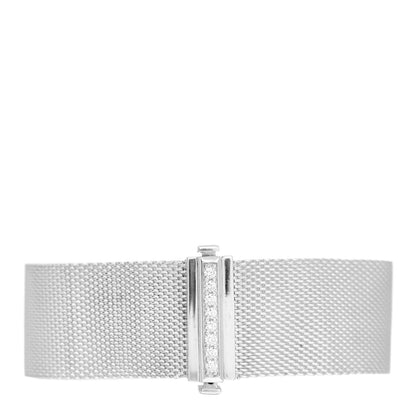 Tiffany Sterling Silver Diamond Somerset Bracelet 1 of 4
