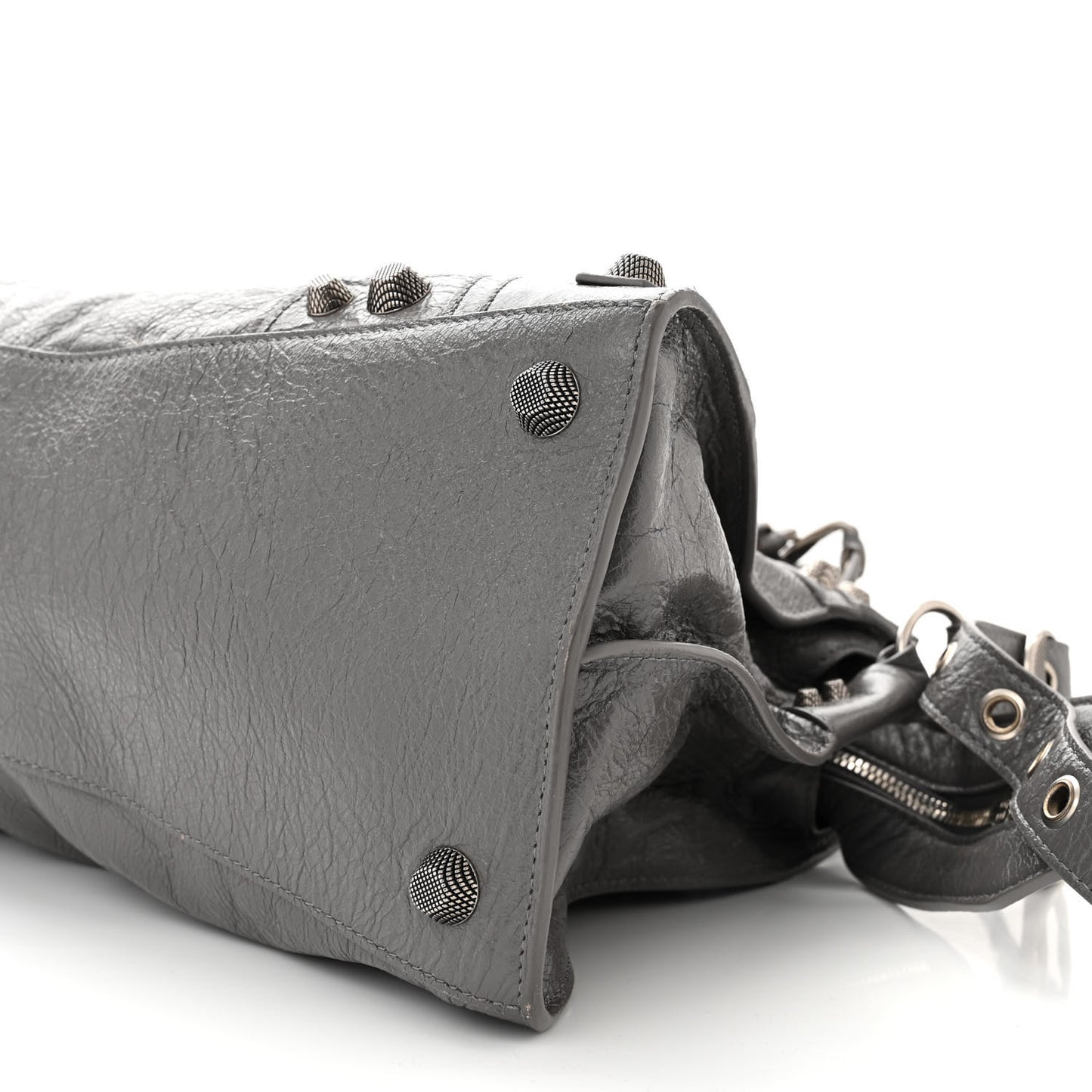 Agneau Arena Neo Cagole City Handbag Dark Grey