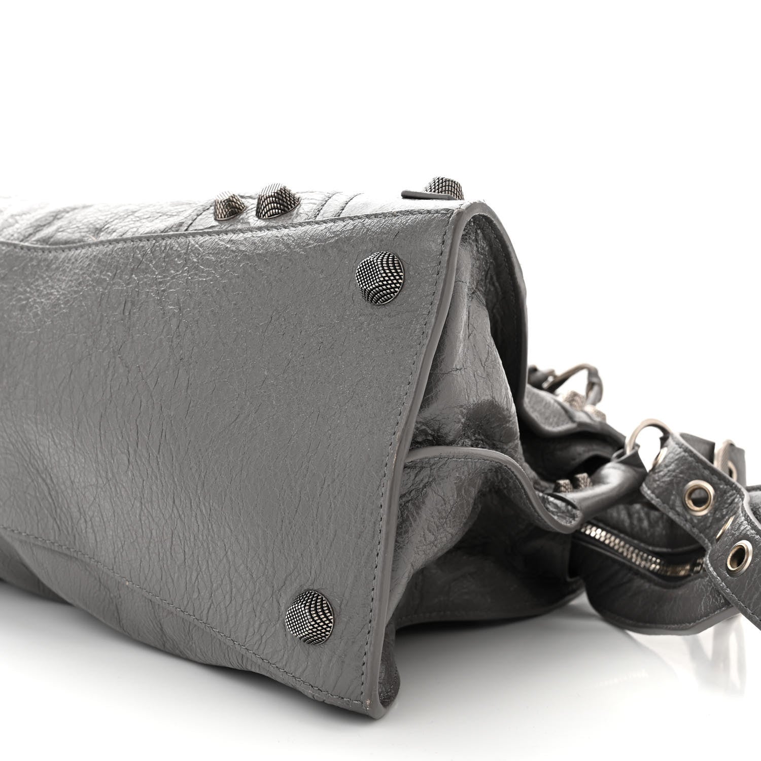 Balenciaga Agneau Arena Neo Cagole City Handbag Dark Grey 10 of 12