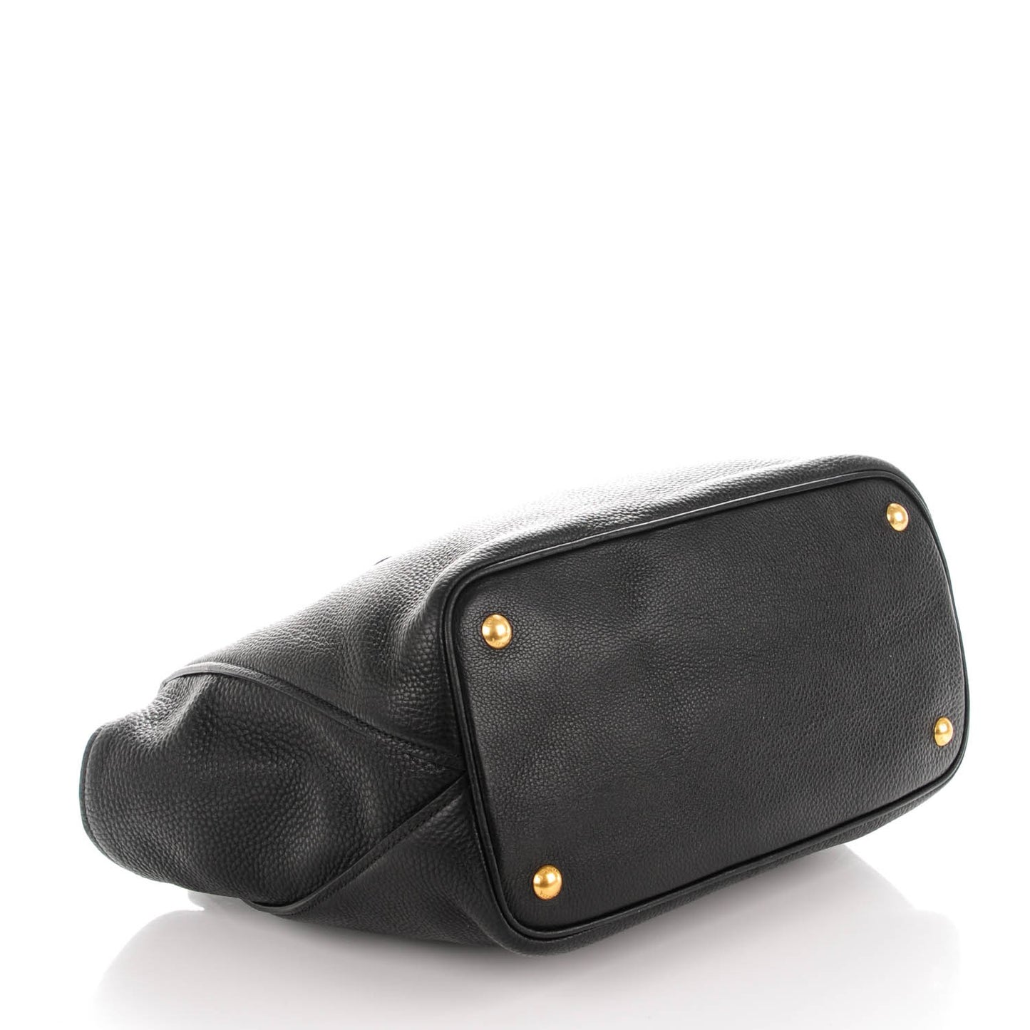 Vitello Daino Tote Nero Black
