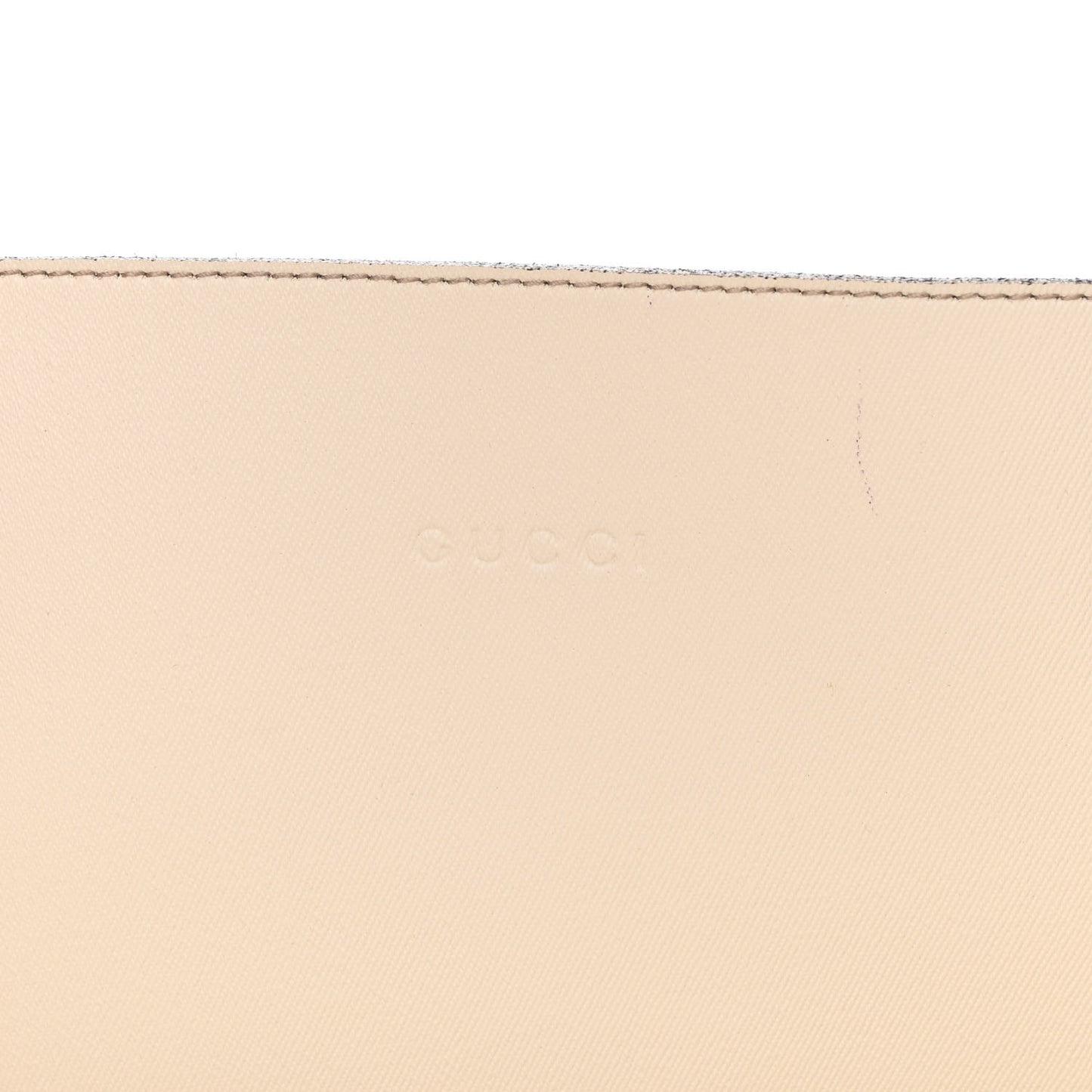 GG Supreme Monogram Medium Reversible Tote Beige White