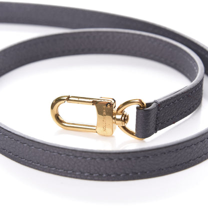Louis Vuitton Calfskin Adjustable Speedy Shoulder Strap Gris Silver 6 of 6