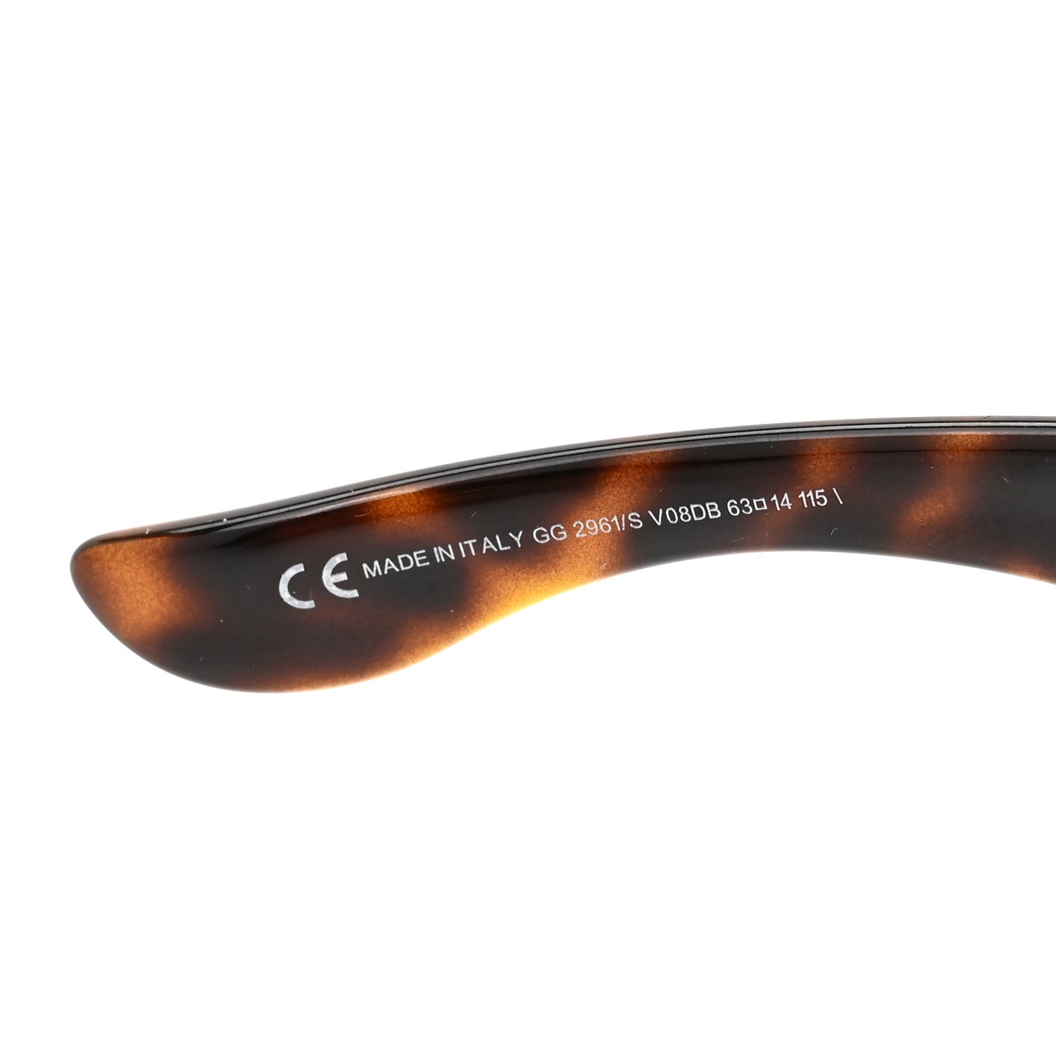 Gucci Acetate Shield Sunglasses GG2961S Tortoise 5 of 7