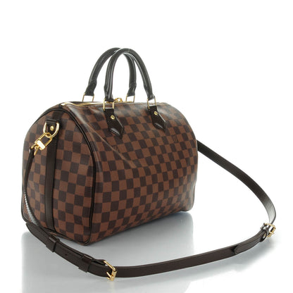 Louis Vuitton Damier Ebene Speedy Bandouliere 30 3 of 8