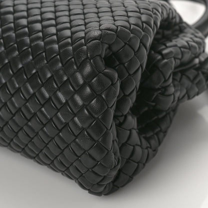 Bottega Veneta Nappa Intreccio Mini Padded Handle Bag Black 8 of 9