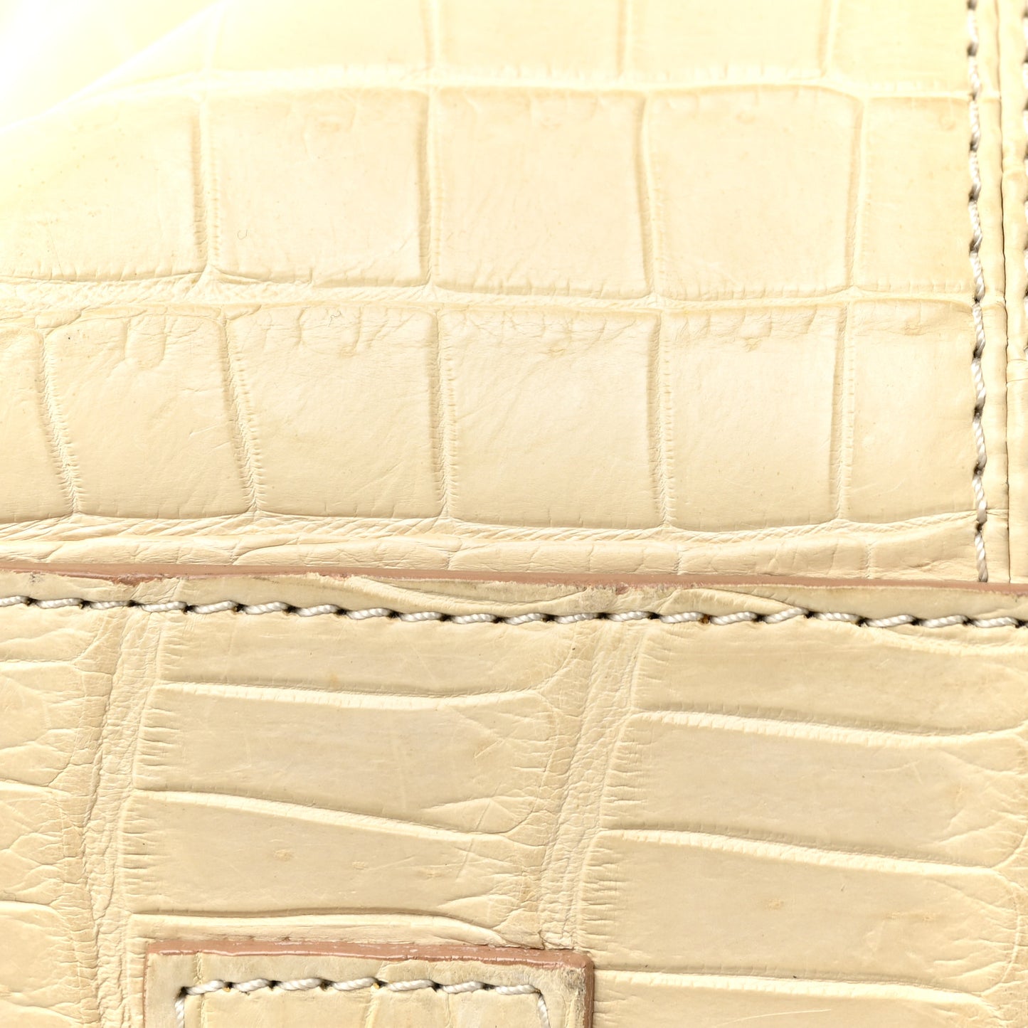 Crocodile Sac Louis Beige