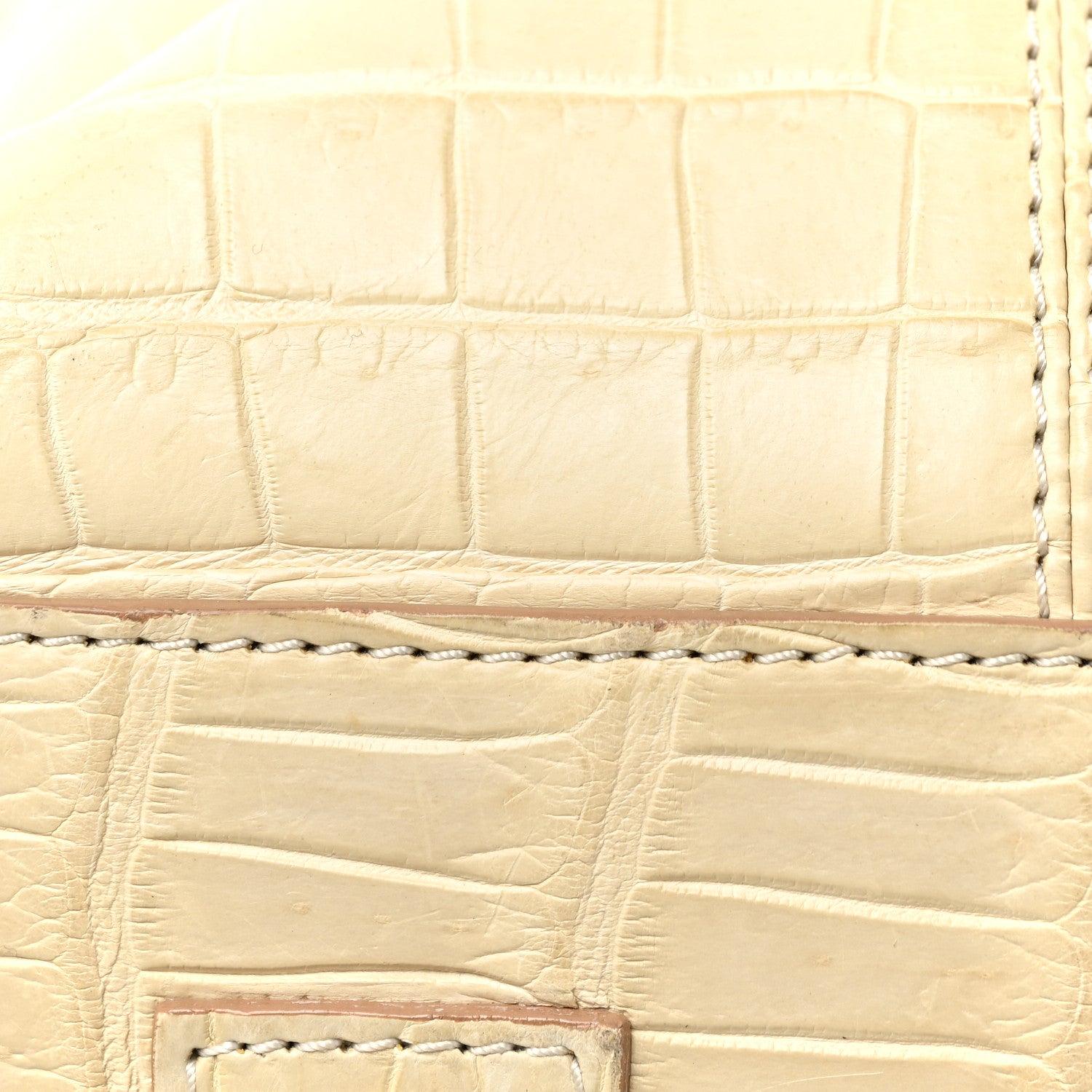 Louis Vuitton Crocodile Sac Louis Beige 10 of 21