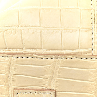 Louis Vuitton Crocodile Sac Louis Beige 10 of 21