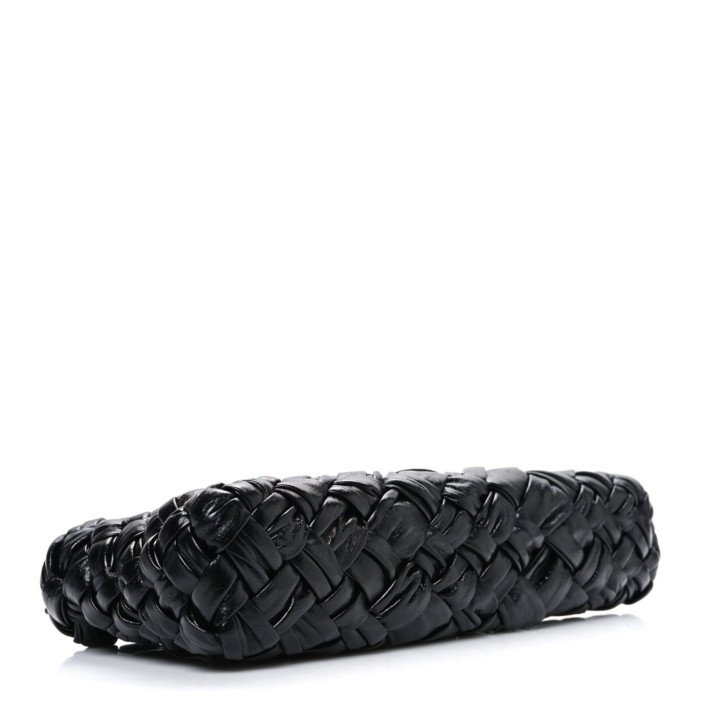 Calfskin Intrecciato Kalimero Cha-Cha Clutch Black