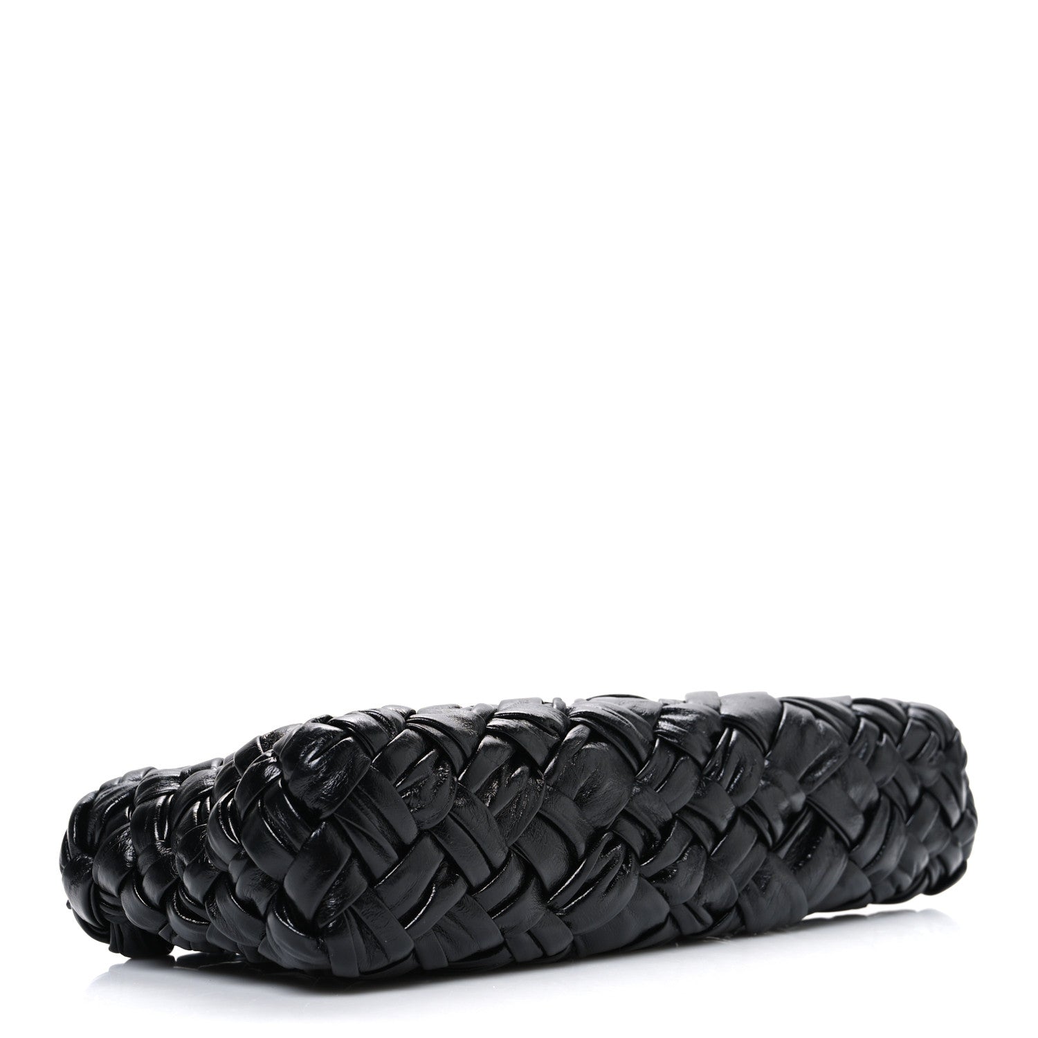 Bottega Veneta Calfskin Intrecciato Kalimero Cha-Cha Clutch Black 4 of 9