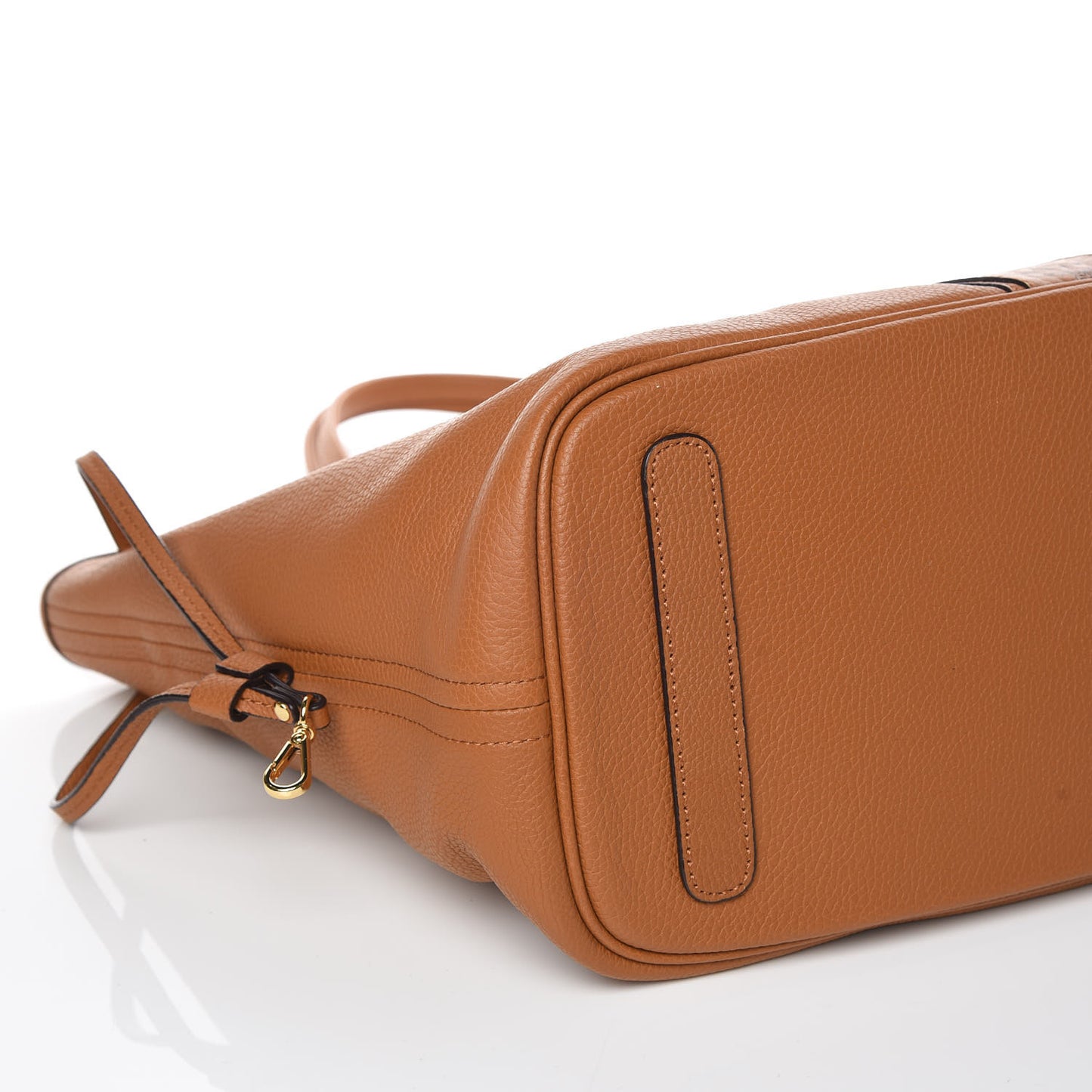 Calfskin Medium Liz Reversible Shopper Tote Cognac