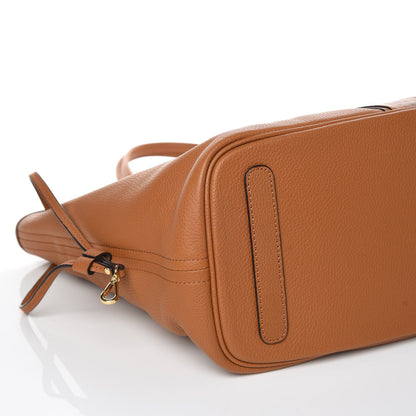 MCM Calfskin Medium Liz Reversible Shopper Tote Cognac 10 of 14