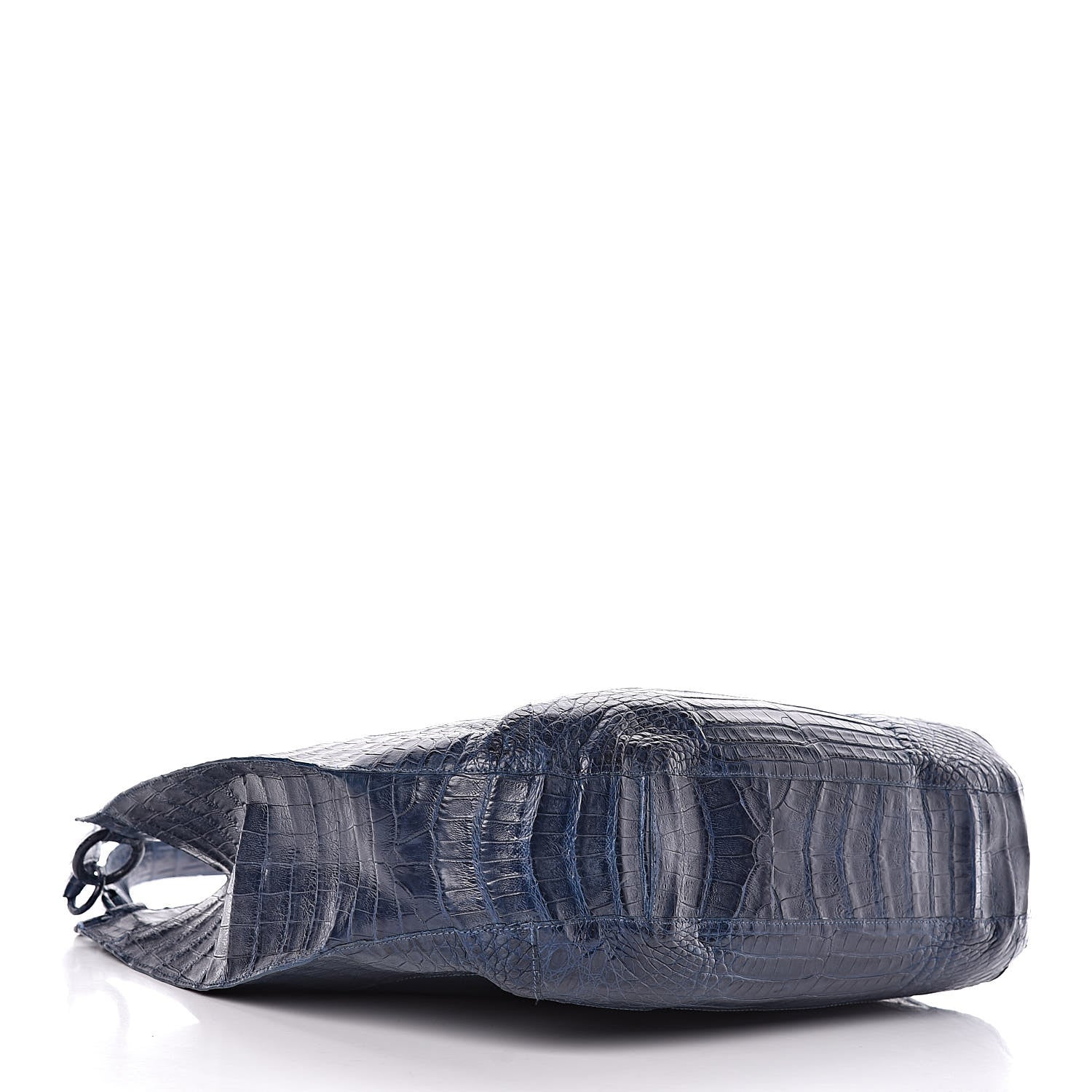 Nancy Gonzalez Crocodile Hobo Blue 4 of 12
