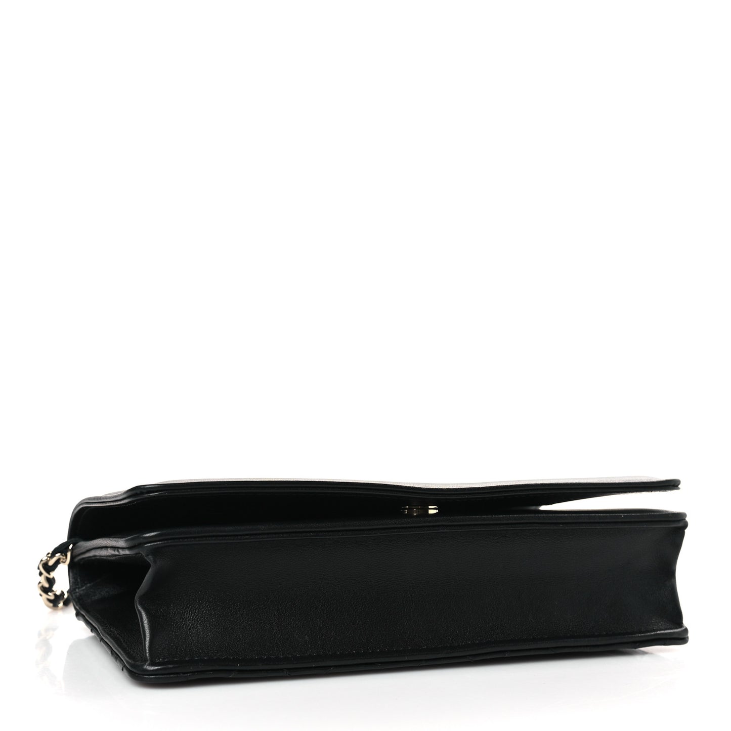 Lambskin Timeless CC Wallet on Chain WOC