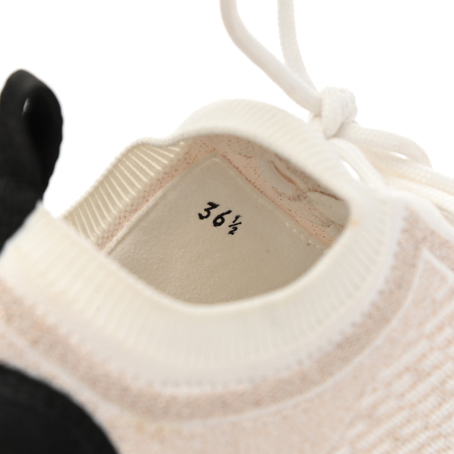 Technical Canvas Goatskin Womens Addict Sneakers 36.5 Multicolor Rose Dore