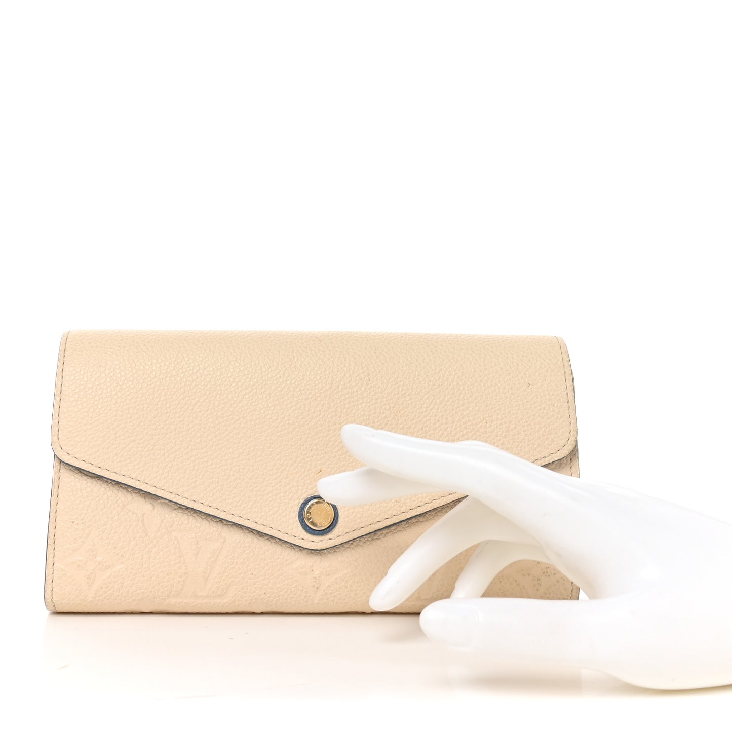 Empreinte Sarah Wallet NM Creme Blue Jean