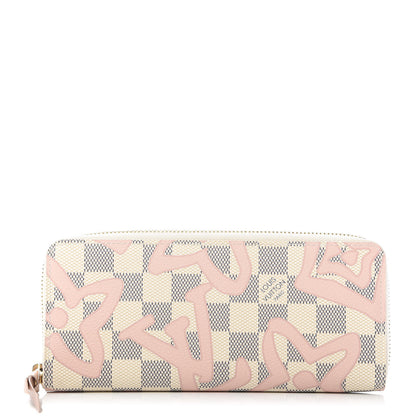 Louis Vuitton Damier Azur Tahitienne Clemence Wallet 1 of 8