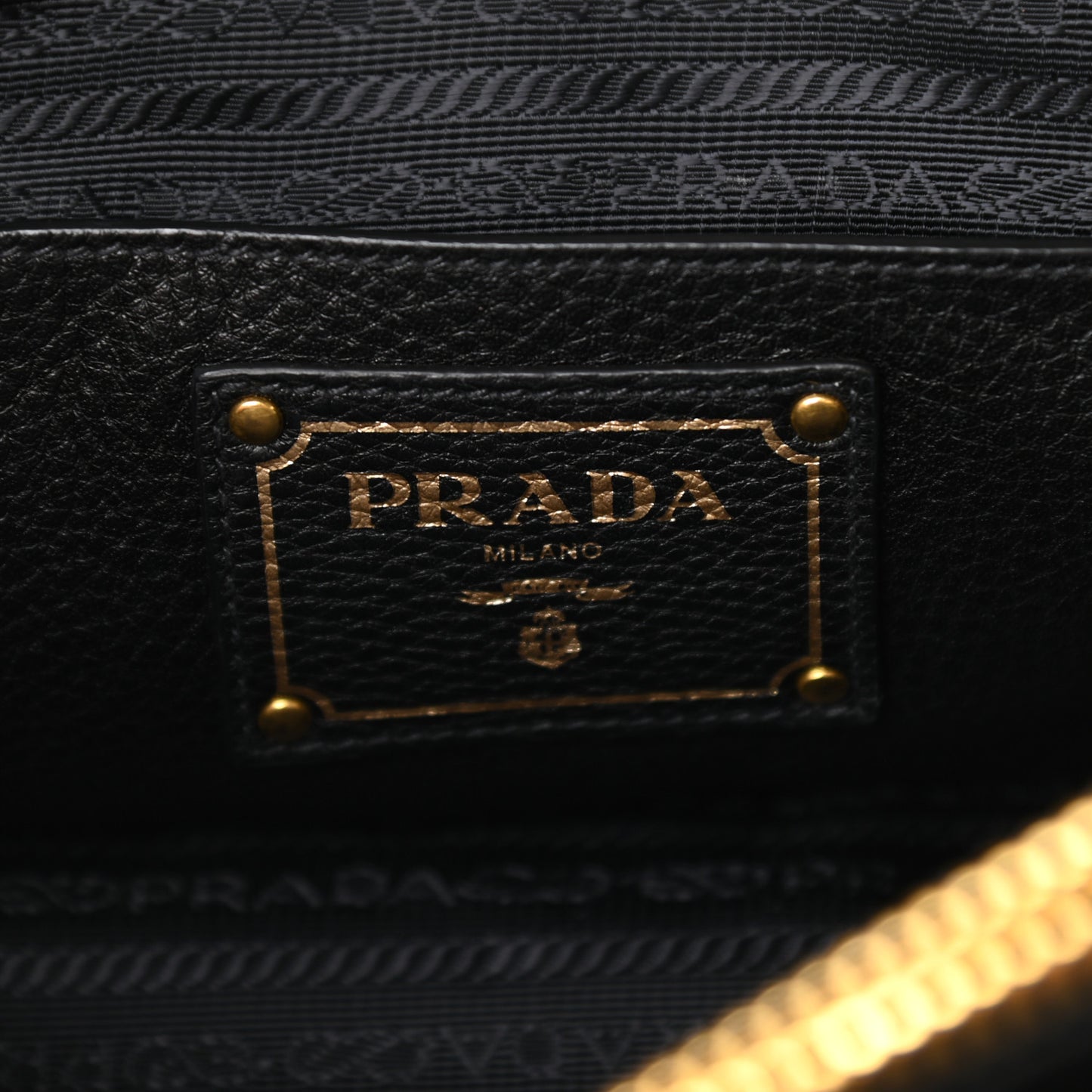 Vitello Daino Tote Black