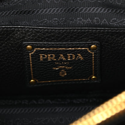 Prada Vitello Daino Tote Black 5 of 8