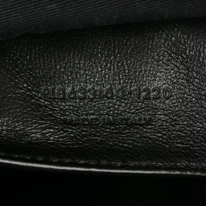 Saint Laurent Crinkled Calfskin Matelasse Monogram Baby Niki Chain Satchel Ivory 7 of 13