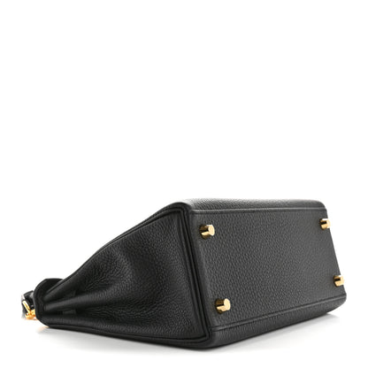 Hermes Togo Kelly Retourne 25 Black 4 of 11