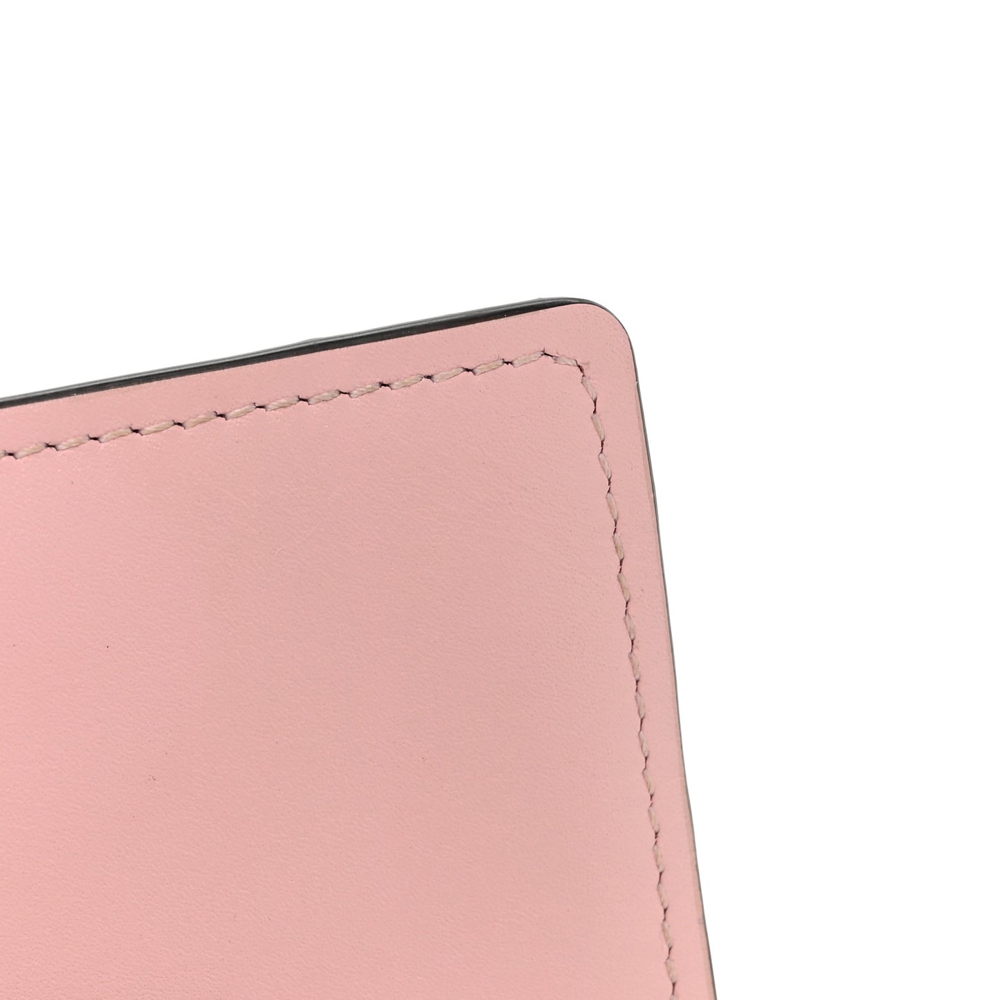 Monogram Flore Chain Wallet Rose Ballerine