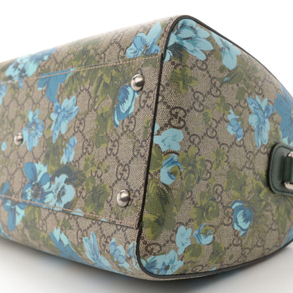 Gucci GG Supreme Monogram Bloom Butterfly Embroidered Medium Boston Green 10 of 13