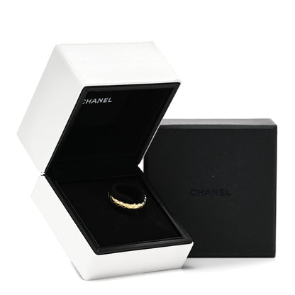 Chanel 18K Yellow Gold Mini Coco Crush Ring 54 6.75 6 of 6