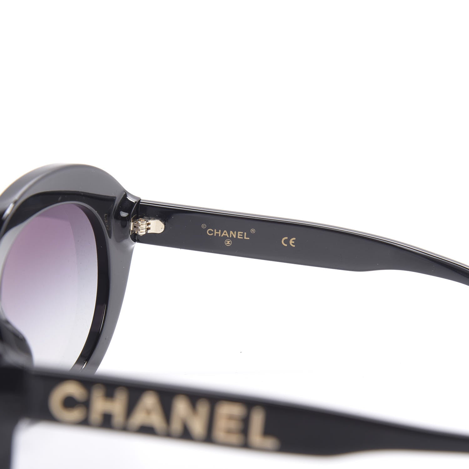 Chanel Shield Sunglasses 71281 Black 6 of 8