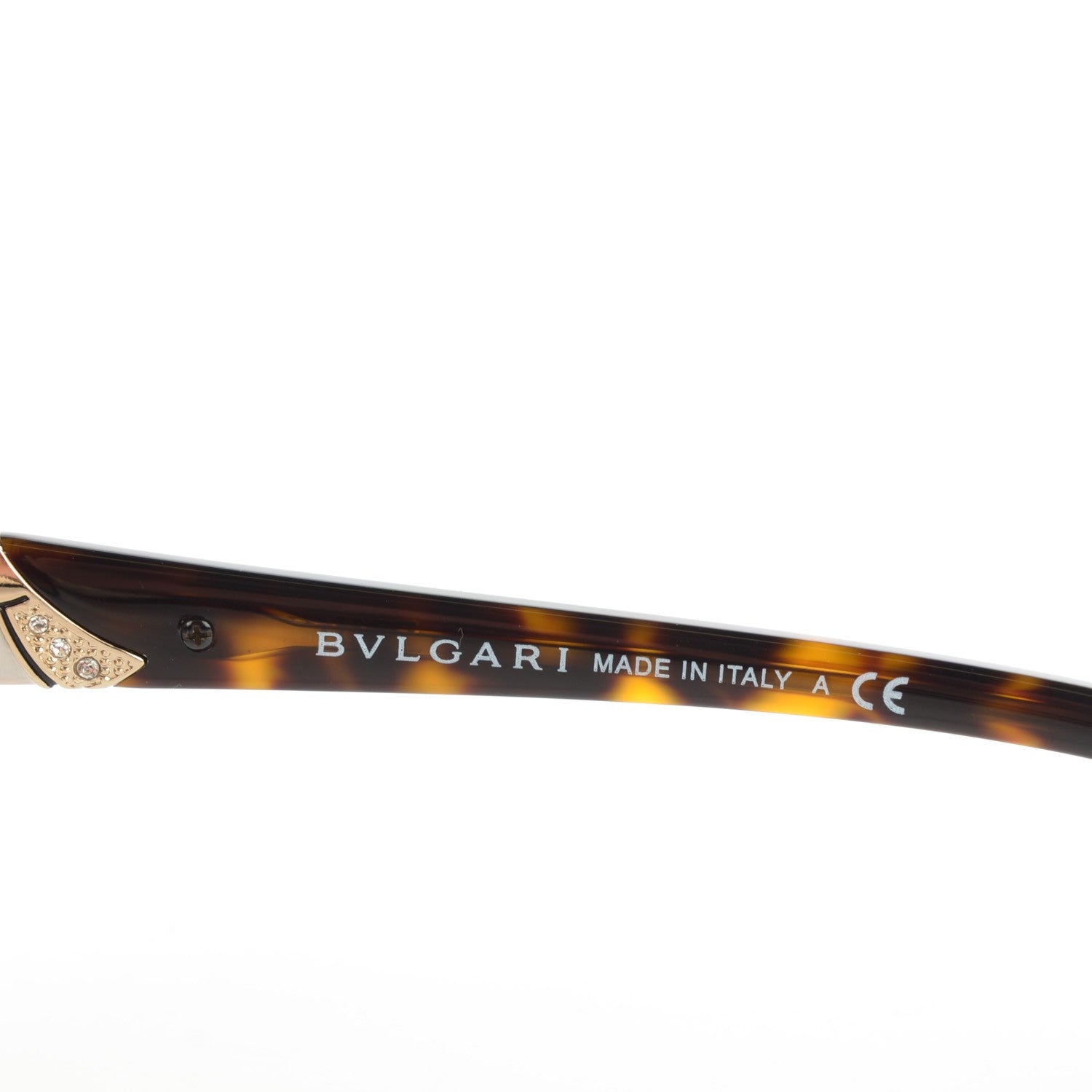 Bulgari Crystal Sunglasses 8154-B Tortoise 5 of 7