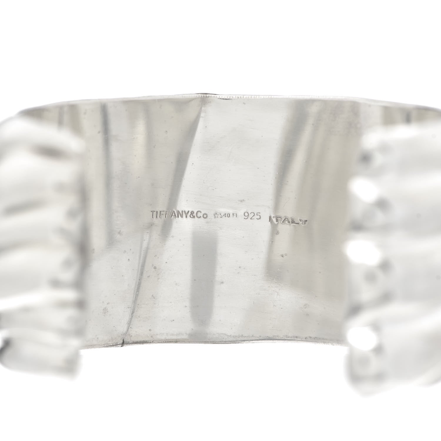 Tiffany Sterling Silver Swirl Cuff Bracelet 4 of 4