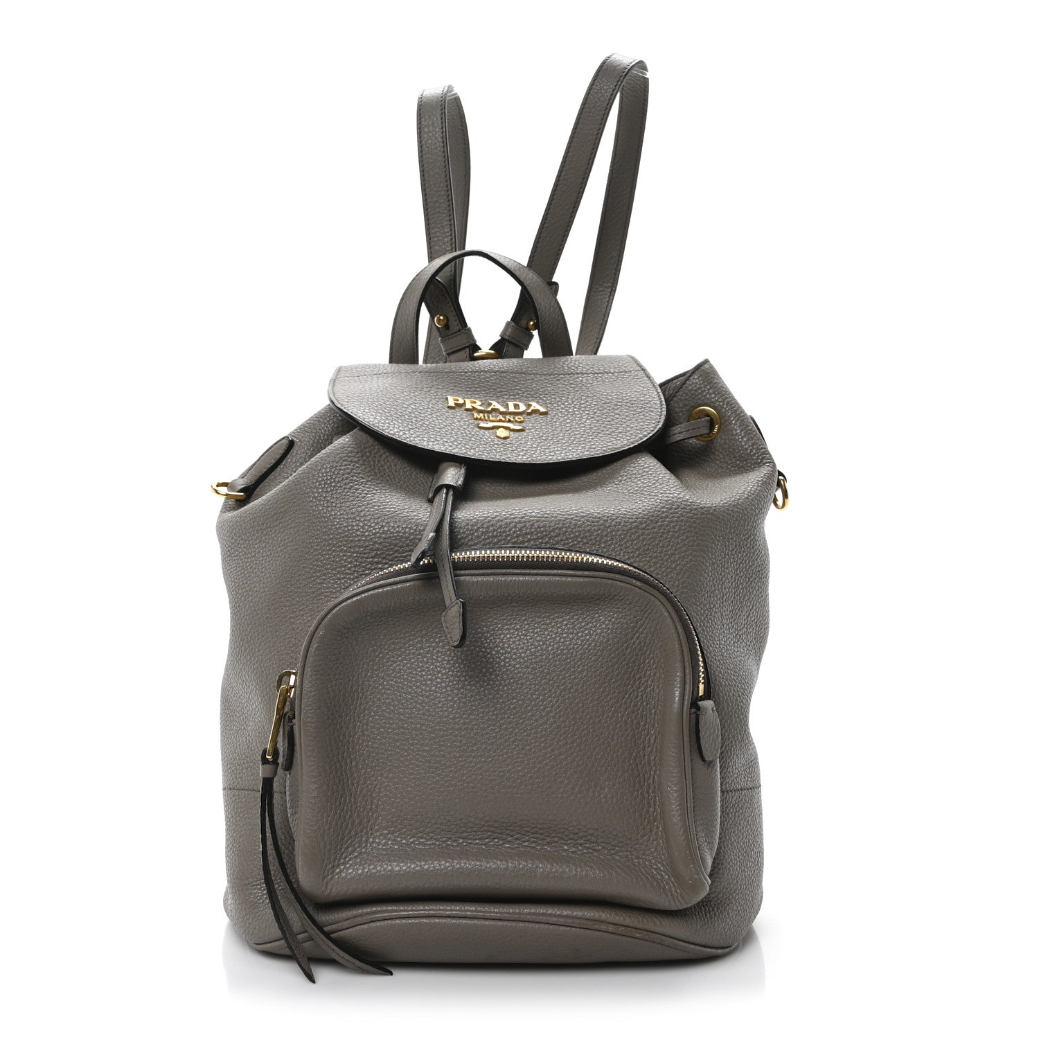 Prada Vitello Daino Backpack Argilla 1 of 9