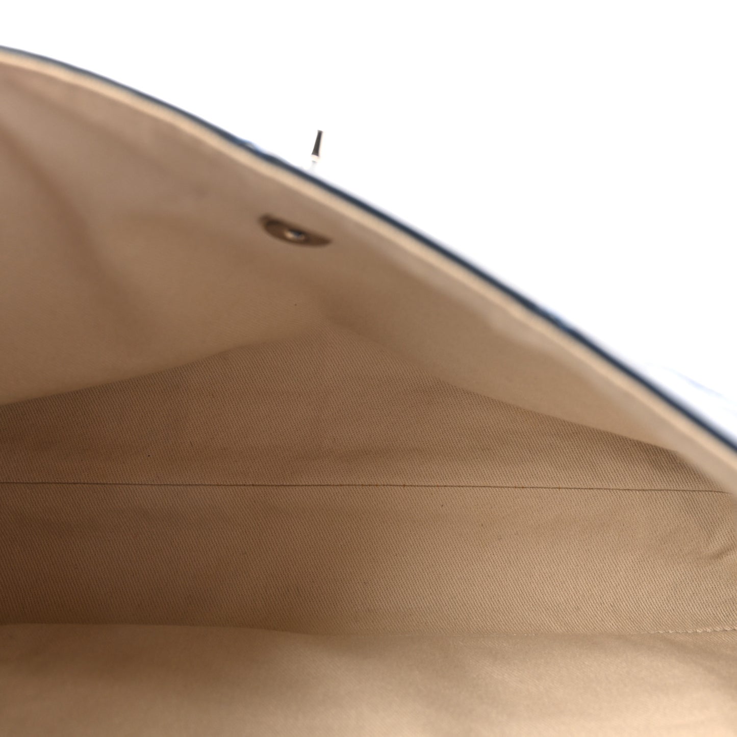 Calfskin Quilted In the Business Flap Dark Navy Blue
