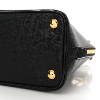 Prada Saffiano Lux Small Promenade Tote Black 9 of 11