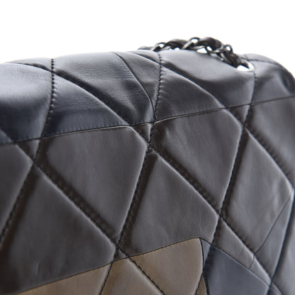 Chanel Lambskin Quilted Patchwork Boy Flap Brown 11 of 14