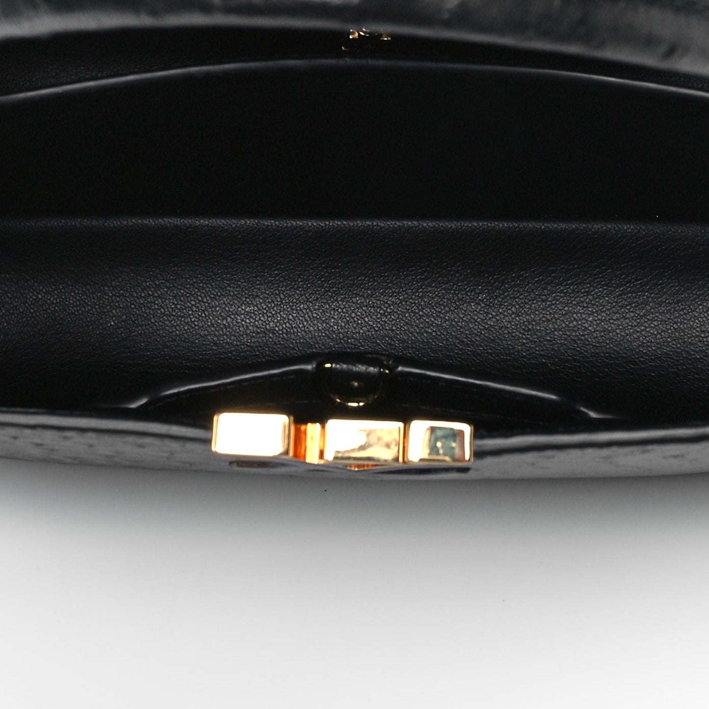 Ostrich Capucines MM Black