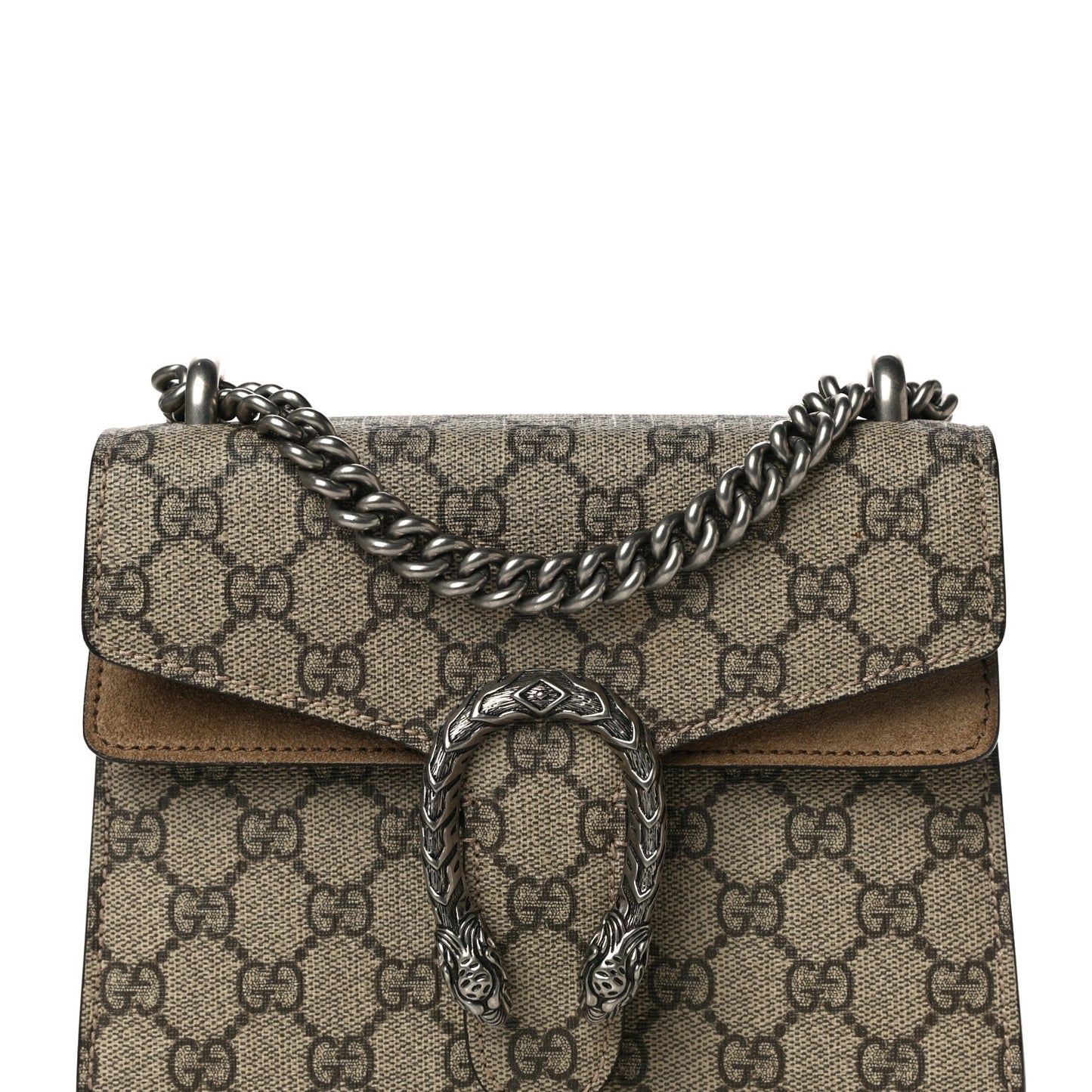 GG Supreme Monogram Mini Dionysus Shoulder Bag Taupe