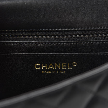 Chanel Lambskin Quilted Mini Rectangular Flap Black 8 of 11