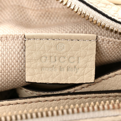 Gucci Pebbled Calfskin Small Soho Disco Bag Off White 6 of 10